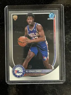 2025-26 Topps Bowman Chrome VJ Edgecombe #BCV-3 RC Rookie Lot 6 #GL-3 - Image 4