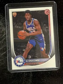 2025-26 Topps Bowman Chrome VJ Edgecombe #BCV-3 RC Rookie Lot 6 #GL-3 - Image 5