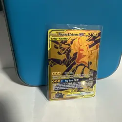 Pokemon Pikachu & Zekrom GX TAG TEAM Full Art Holo Promo SM248 English - Image 1