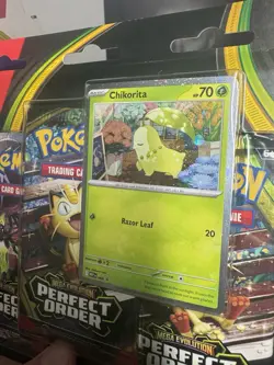 Pokemon TCG Perfect Order Triple Blister Full Display Box Sealed Promo + 3 Packs - Image 5
