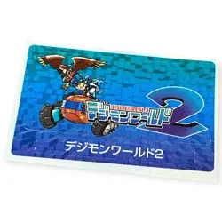 Sony PlayStation 1 PS1 Digimon World 2 Bandai Official VTG Memory Card Sticker - Image 1