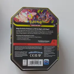 Pokemon TCG Mega Moonlit Tin Sealed Gengar & Clefable English 6+ - Image 2