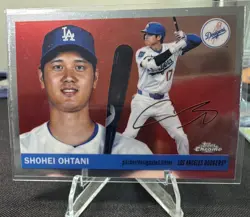 Topps 2025 Topps Chrome Platinum Base Shohei Ohtani Los Angeles Dodgers #17 - Image 1