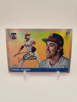 Daniel Robert 2025 Topps Chrome Platinum #250 Rose Gold Refractor Rookie RC A - Image 1