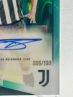 2025-26 Topps Chrome UEFA Club David Trezeguet, Juventus AUTO Aqua Lava /199 - Image 2