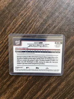 2025 Topps Chrome Update Series - Autographs Brad Lord Refractor /499 (AU, RC) - Image 2