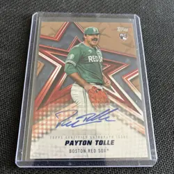 2026 Topps Series 2 Payton Tolle #BSA2-PT Auto RC Gold /50 Boston Red Sox - Image 1
