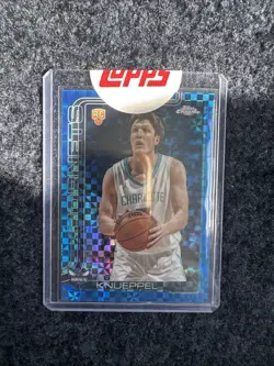 2025-26 Topps Chrome Kon Knueppel #254 Blue X-Fractor RC Charlotte Hornets NBA - Image 1