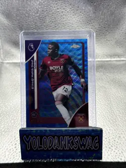 2025-26 Topps Chrome Premier League - El Hadji Malick Diouf #181 Blue Wave... - Image 1