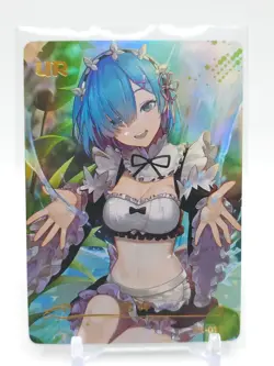 Goddess Story - Anime Waifu Trading Card - Rem - Image 1