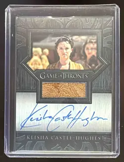 2025 Rittenhouse Game of Thrones Kiesha Castle Hughes Auto & Coat Relic - Image 1