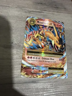 Pokemon TCG Holo Ultra Rare M Charizard EX 13/108 2016 Card, Near-Mint Condition - Image 1