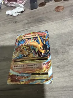 Pokemon TCG Holo Ultra Rare M Charizard EX 13/108 2016 Card, Near-Mint Condition - Image 2