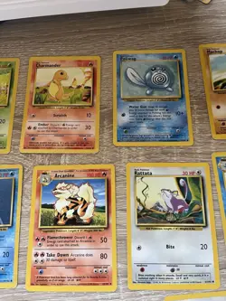 *No Dupes* Lot Of 20 Base Set Pokemon Cards Vintage WOTC Non-Holo Commons/Bulk - Image 4