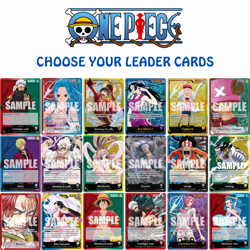 One Piece TCG - LEADER CARDS - Choose Your Singles - PACK FRESH - Image 1