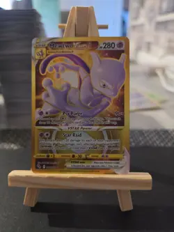 Pokemon Go TCG Mewtwo VSTAR Gold Secret Rare Card 086/078 Pokemon GO Mint Con - Image 1