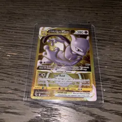 Pokemon : SWSH POKEMON GO MEWTWO VSTAR 086/078 GOLD SECRET RARE - Image 2