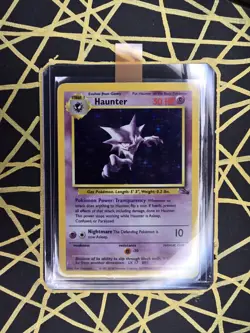 🔥 Haunter 6/62 🔥 Original Holo Rare Fossil Set Pokemon Card WOTC TCG 1999 - Image 2