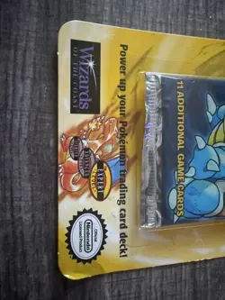 Pokemon Base Set Sealed Blister Pack 11 Cards Blastoise - Image 3
