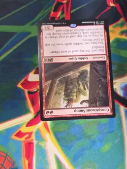 MTG Conspicuous Snoop Core Set 2021 Rare Card. - Image 3