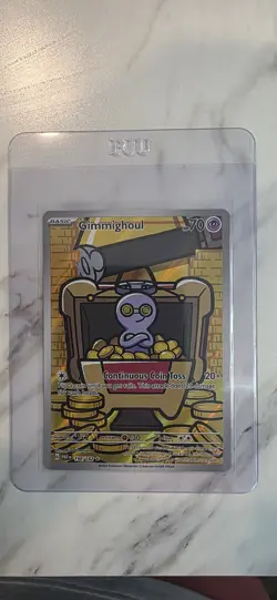 Gimmighoul 198/182 Sv04: Paradox Rift Holo Card Mint/Near Mint - Image 1