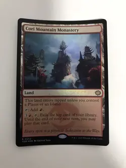 Cori Mountain Monastery Foil MTG Magic the Gathering Card NM Near Mint TDM - Image 1