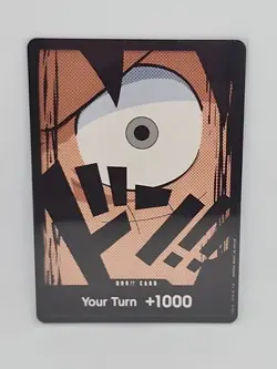 Monkey D. Luffy, Non Foil Don!! Card - Your Turn +1000, PRB01 - OPCG - Image 1