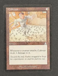 MTG Caltrops Urza's Destiny UDS 129/143 Uncommon Retro Artifact Magic Card - Image 1