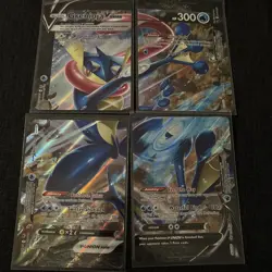 Pokemon TCG Card Greninja V Union FULL SET OF 4 Near Mint SWSH 155 156 157 158 - Image 1