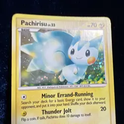 Pachirisu DP04 Holo Diamond & Pearl Black Star Promo Rare Pokemon Card - Image 2
