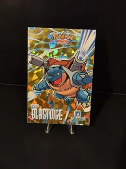 Pokemon Kanto Attacks Card Database Peru Blastoise # 009 Gold Cracked Ice Holo - Image 1