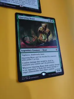 Questing Beast & Once aUpon a Time. ELD Beast & Instant MTG 2 rare Card. - Image 3