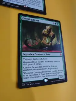Questing Beast & Once aUpon a Time. ELD Beast & Instant MTG 2 rare Card. - Image 4
