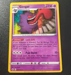 Pokemon Chilling Reign Gengar Holo Rare Card 057/198 NM - Image 1