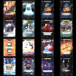 Vibes TCG Pudgy Penguins lot of 16 foil and non foil cards - Image 1