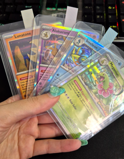 Pokemon Mega Evolution Prerelease Staff Promo all 4 stamped cards - Portuguese - Image 2