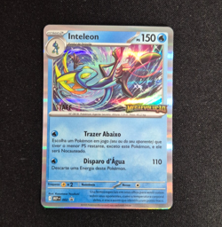Pokemon Mega Evolution Prerelease Staff Promo all 4 stamped cards - Portuguese - Image 4