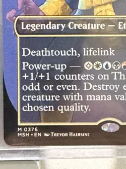 Thanos, the Mad Titan 0376 (Borderless) Mythic MTG Marvel Super Heroes - Image 4