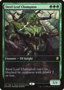 LP - Foil - Steel Leaf Champion - 182 - Game Day & Store Championship Promos - Image 1