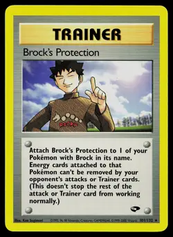 Pokemon Card - Brock's Protection Gym Challenge 101/132 Rare - Image 1