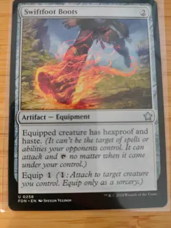 MTG Swiftfoot Boots 0258 Foundations M/NM Free UK P&P - Image 1