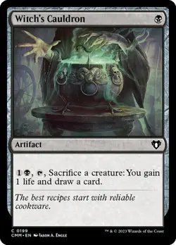 Magic the Gathering (mtg): CMM: Witch's Cauldron - Foil - Image 1
