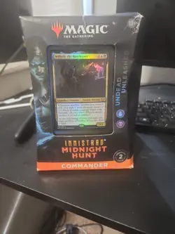 MTG Innistrad Midnight Hunt Undead Unleashed Commander Deck Sealed Fair To Poor - Image 1