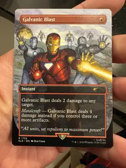 Galvanic Blast - Iron Man Marvel Secret Lair - NM Mtg Magic The Gathering - Image 1