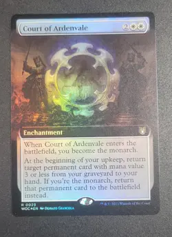 Court of Ardenvale (Extended Art) Commander: Wilds of Eldraine Foil - Image 1