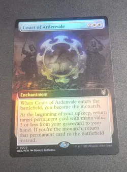 Court of Ardenvale (Extended Art) Commander: Wilds of Eldraine Foil - Image 5