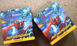 MAGIC THE GATHERING AETHERDRIFT PRERELEASE KIT PACK LOT OF 2 FREE SHIPPING - Image 1