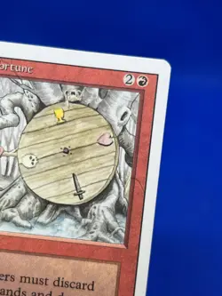 VTG Magic the Gathering MTG Revised Edition Wheel of Fortune Regular Rare LP -2 - Image 4