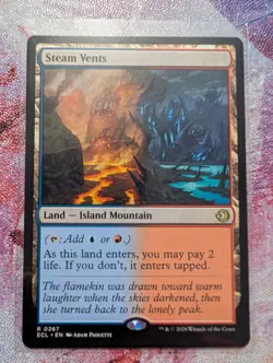 MTG Lorwyn Eclipsed R Steam Vents 0267 FRESH PULL MINT - Image 1