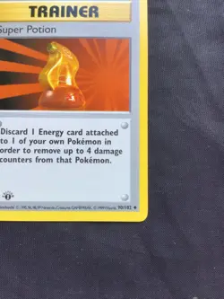 Pokemon Cards: Base Set 1st Edition Uncommon: Super Potion 90/102 - Image 4